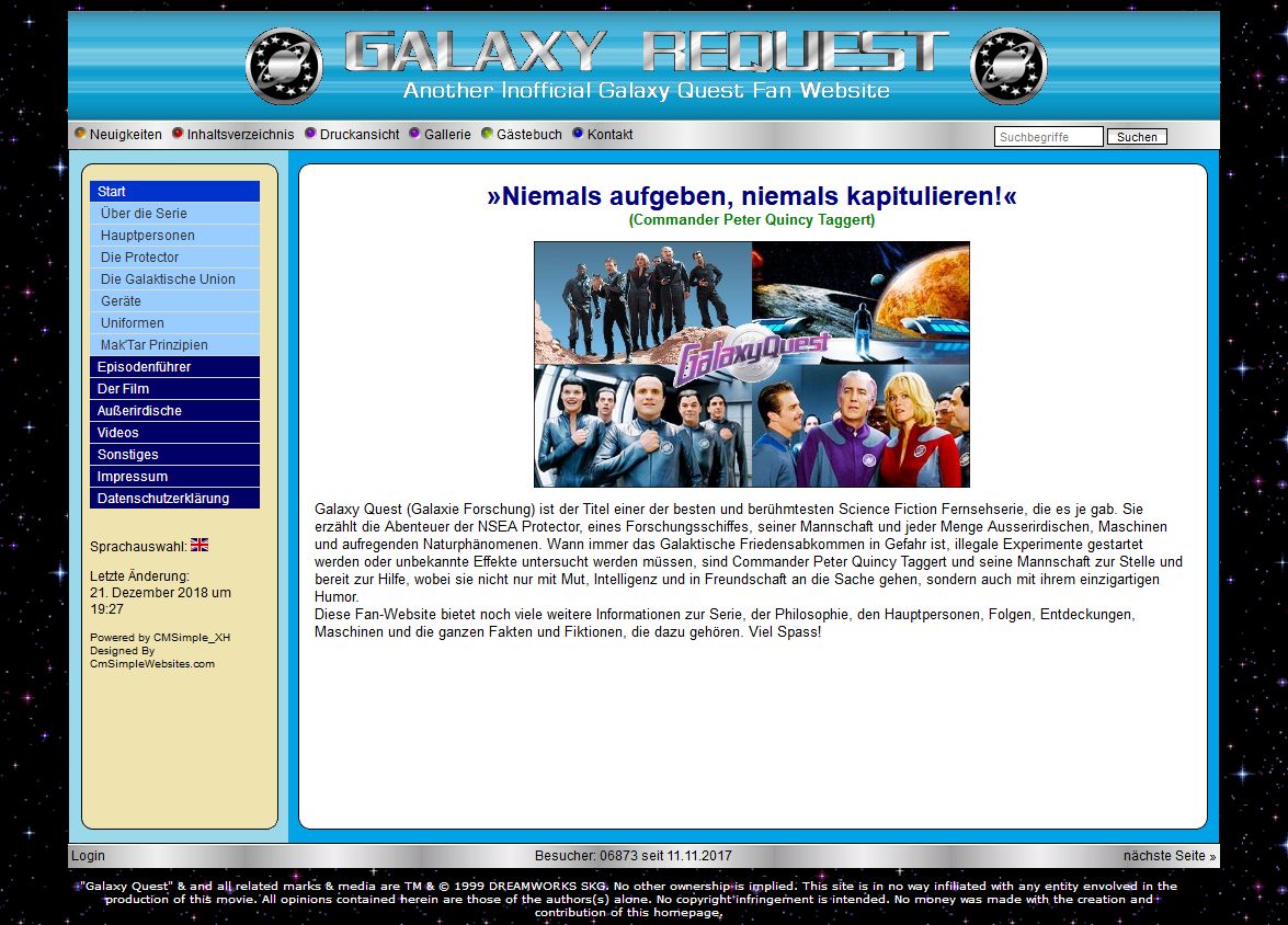 Galaxy Quest title Galaxy Quest title